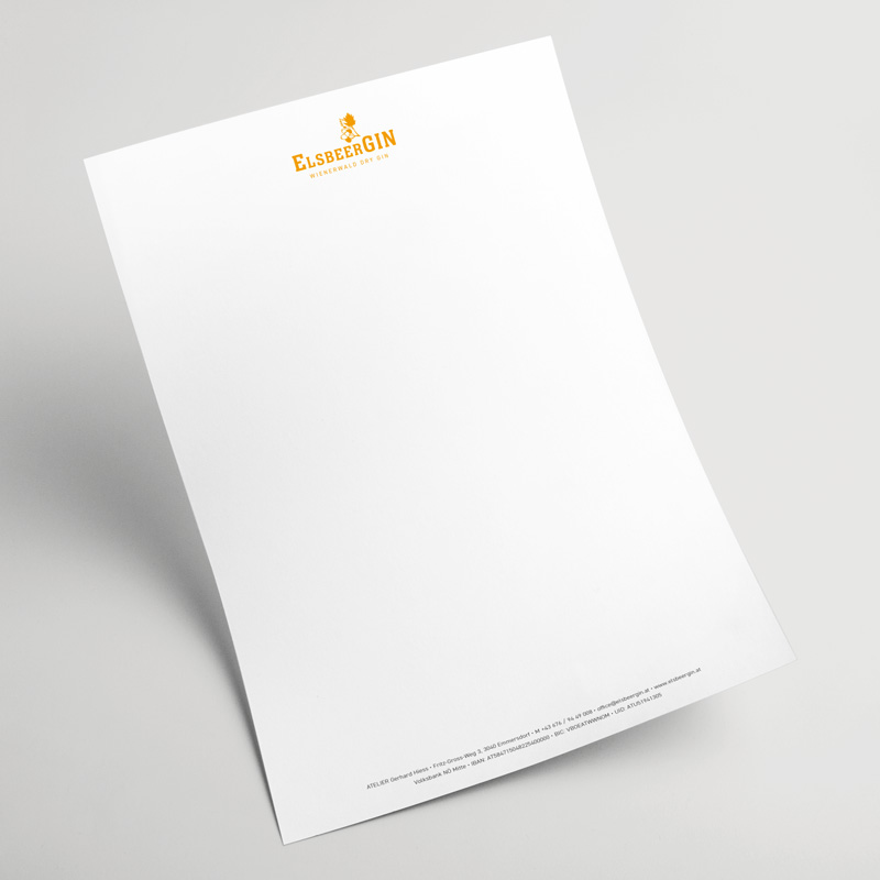 Briefpapier ElsbeerGIN
